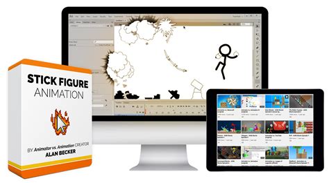 alan becker stick figure course.